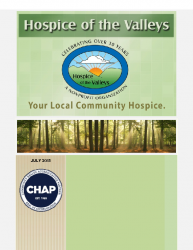 Hospice of the Valleys – July Newsletter 2015