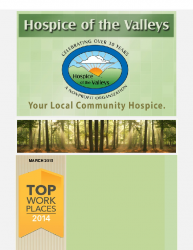 Hospice of the Valleys – March Newsletter 2015